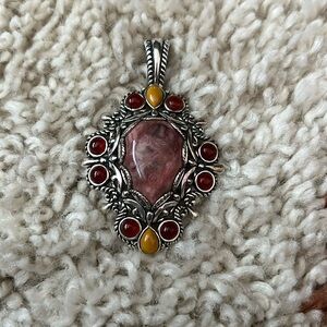 Carolyn Pollack necklace pendant stone